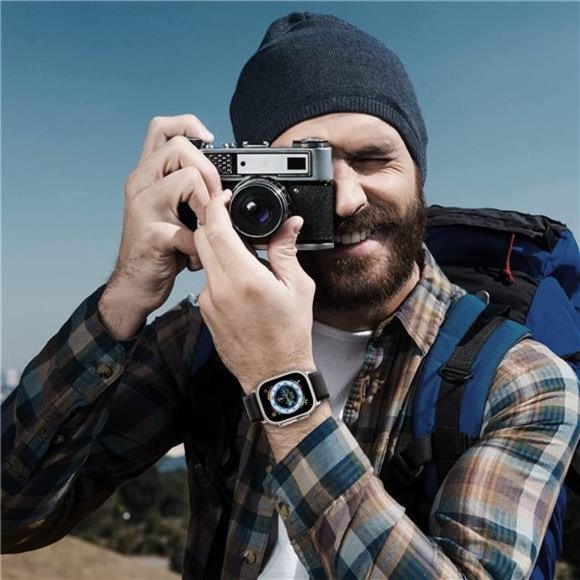 Sports Nylon Trail Loop Watch Band 38/40/41/42/44/49mm Series 8 7 6 5 4 3 2 1 SE - Picture 7 of 7